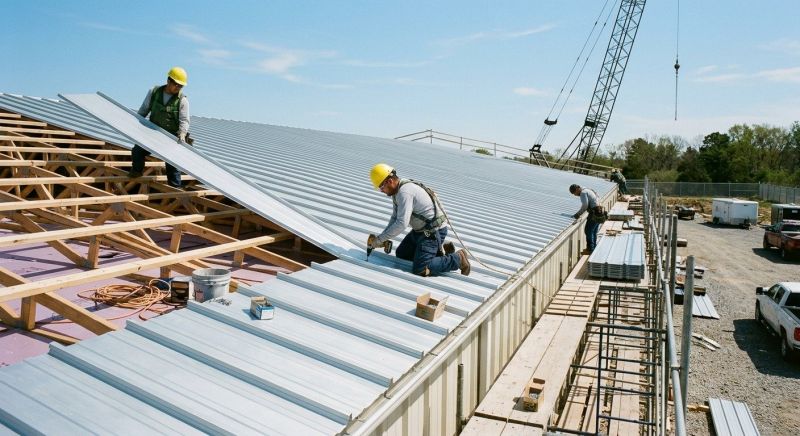 Aluminum Roof Installation in Hinckley, OH