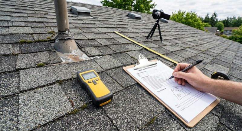 Asphalt Roof Inspection in Portage County, OH