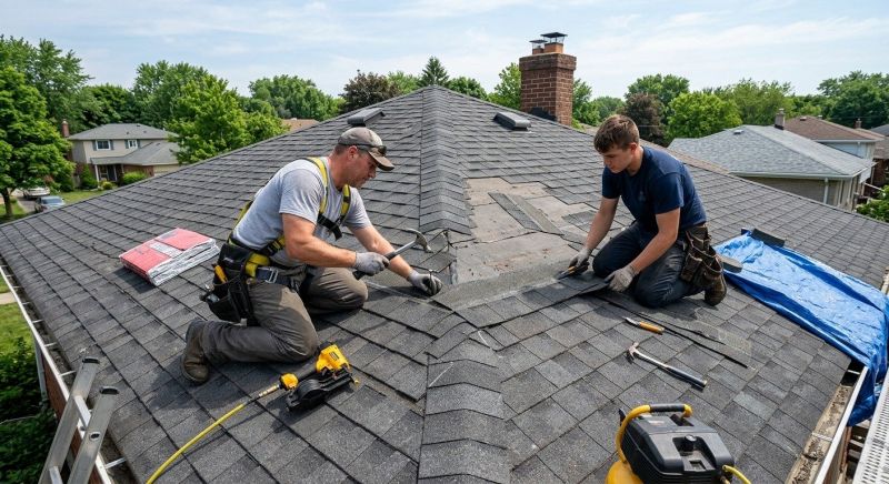 Asphalt Roof Repair in Medina County, OH
