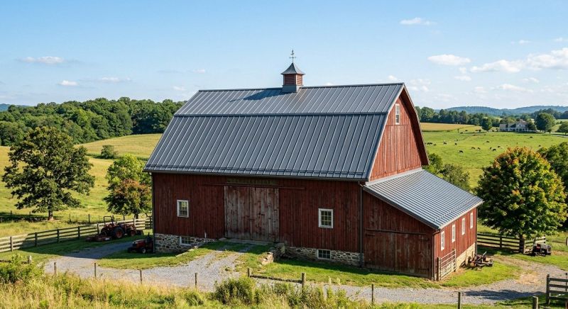 Barn Roof Replacement in Louisville, OH