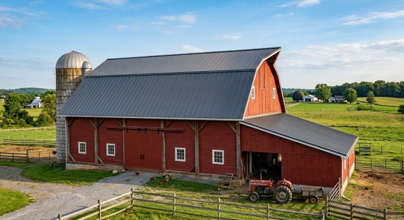 Barn Roof Replacement in Louisville, OH