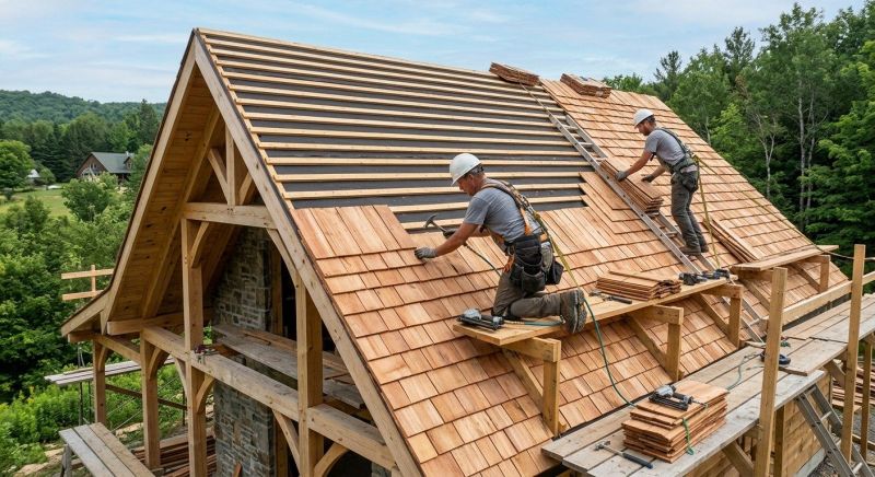 Cedar Roof Construction in Summit County, OH