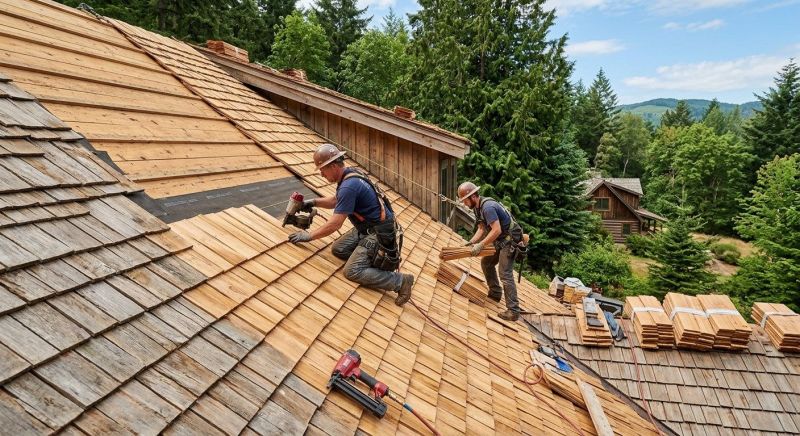 Cedar Roof Construction in Summit County, OH