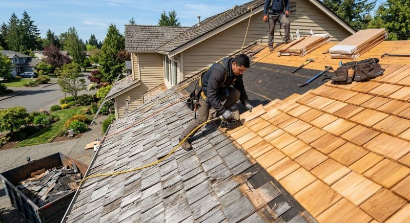 Cedar Roof Replacement in Massillon, OH
