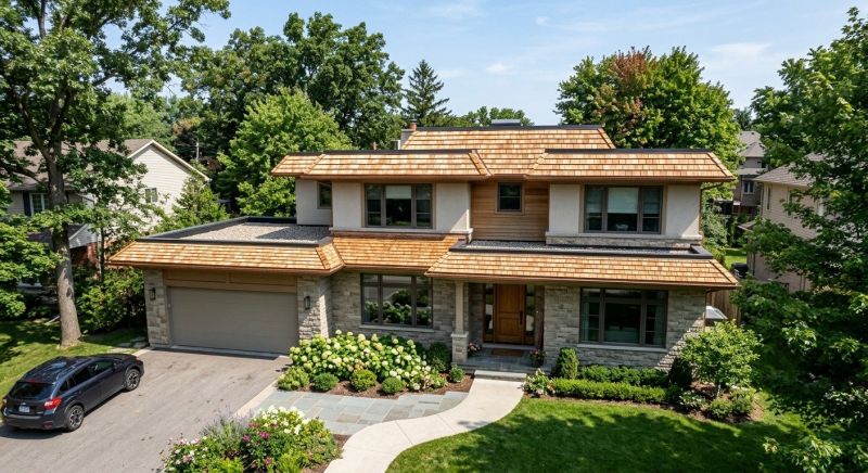 Cedar Shake Roof Construction in Brecksville, OH