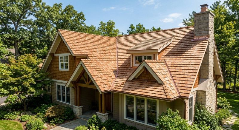 Cedar Shake Roof Construction in Uniontown, OH