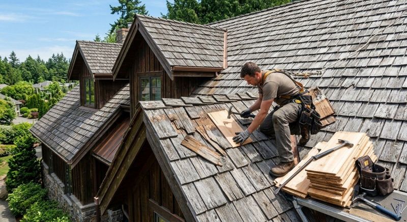 Cedar Shingles Repair in Medina County, OH