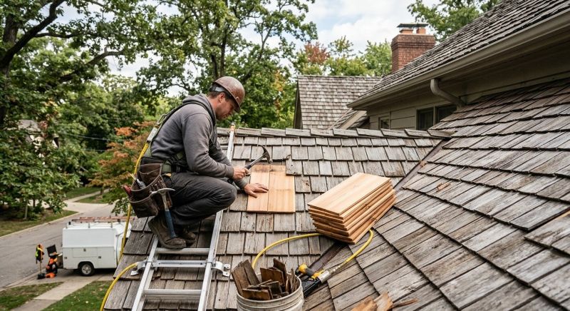 Cedar Shingles Repair in Orrville, OH