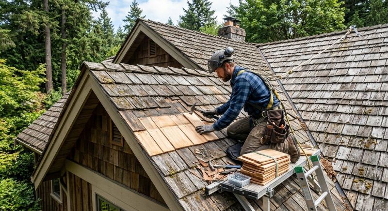 Cedar Shingles Repair in Stark County, OH