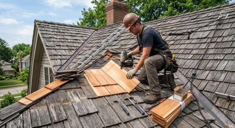 Cedar Shingles Repair in Strongsville, OH