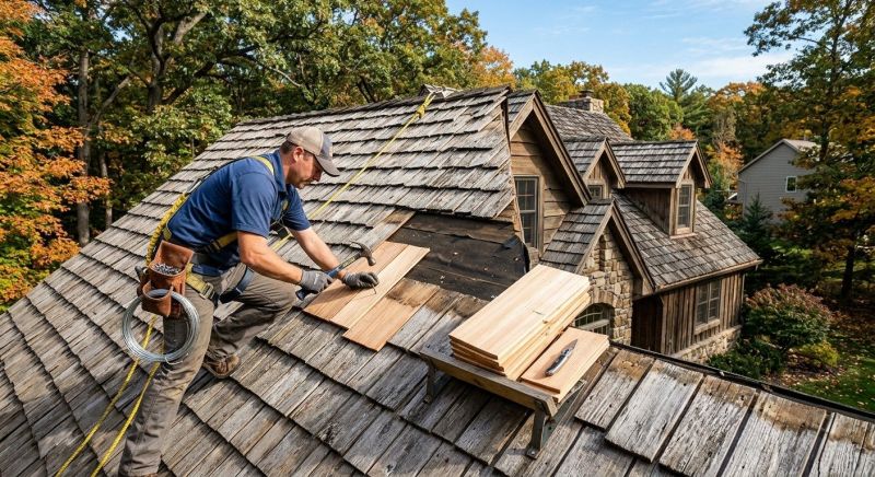 Cedar Shingles Repair in Wadsworth, OH