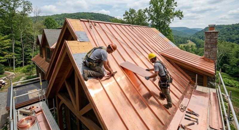 Copper Roof Installation in Summit County, OH