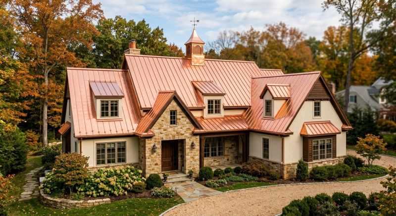 Copper Roof Repair in Summit County, OH