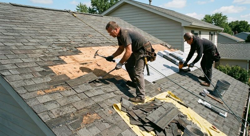 Damaged Roof Repair in West Salem, OH