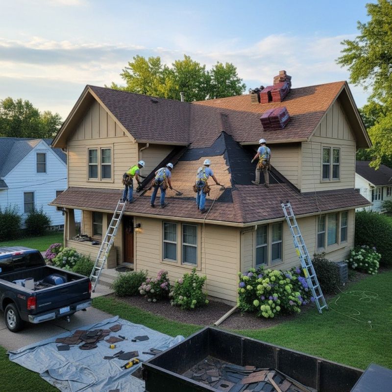 Damaged Roof Replacement in Broadview Heights, OH