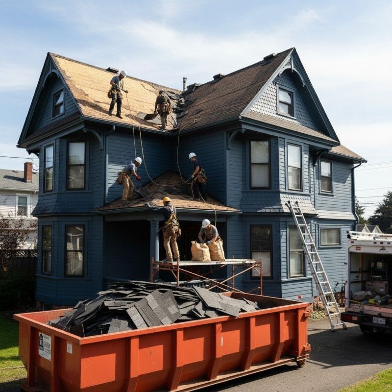 Damaged Roof Replacement in Hinckley, OH