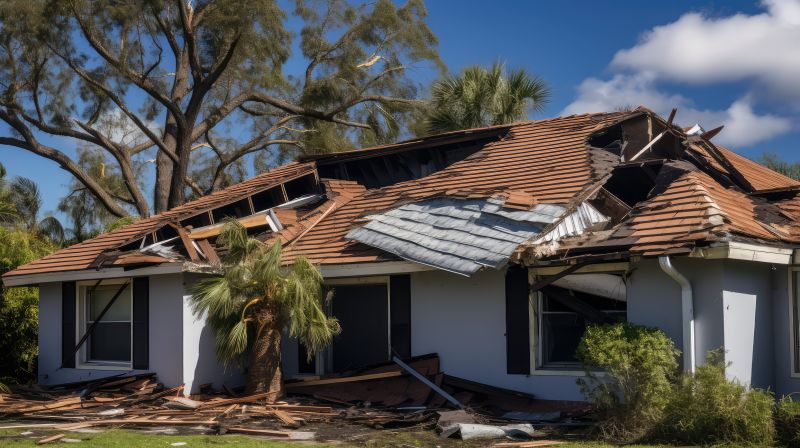 Damaged Roof Replacement in Summit County, OH