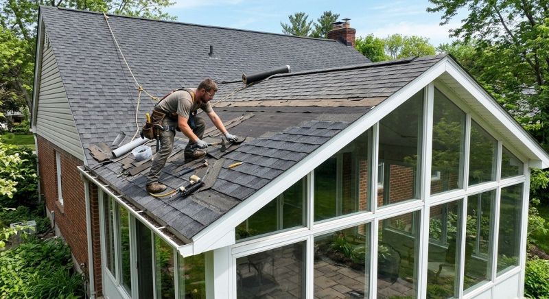Damaged Roof Replacement in North Canton, OH