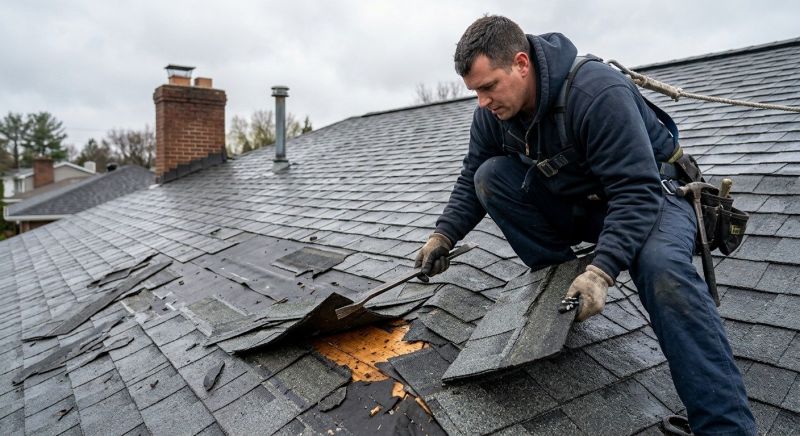 Damaged Roof Replacement in Wayne County, OH