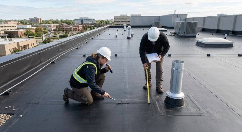 Epdm Roof Inspection in Summit County, OH