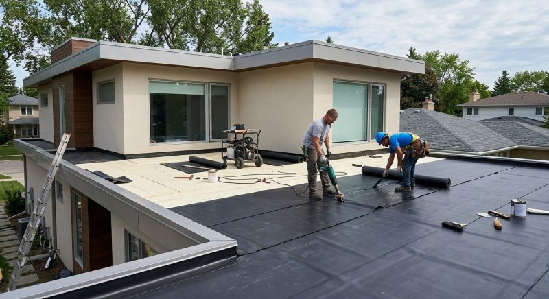 Flat Roof Construction in Summit County, OH
