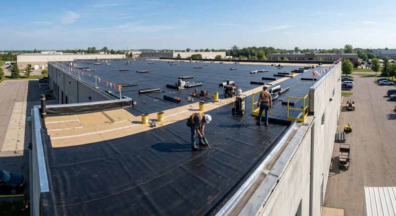 Flat Roof Installation in Hudson, OH