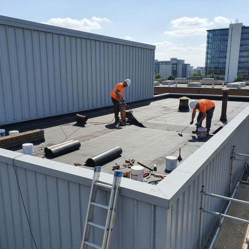 Flat Roof Repair in Brecksville, OH
