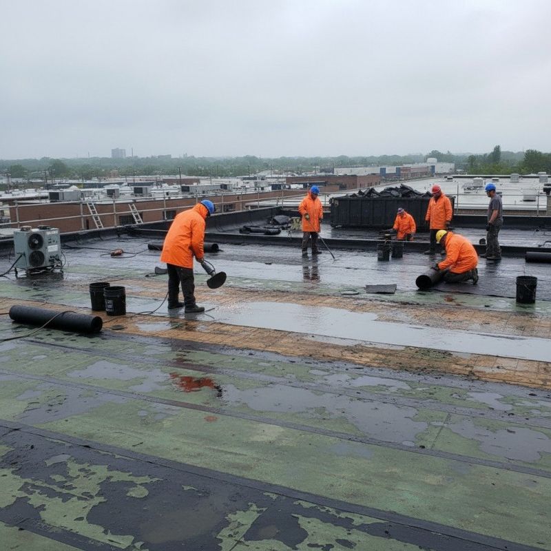 Flat Roof Repair in Broadview Heights, OH