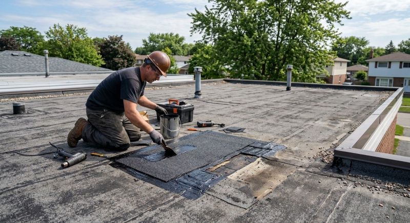 Flat Roof Repair in Macedonia, OH
