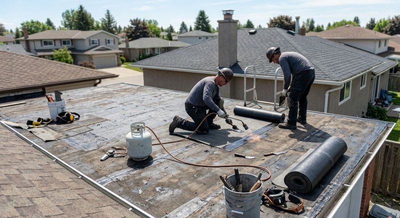 Flat Roof Repair in Massillon, OH