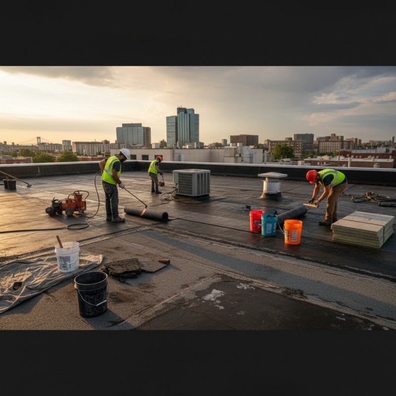 Flat Roof Repair in Strongsville, OH
