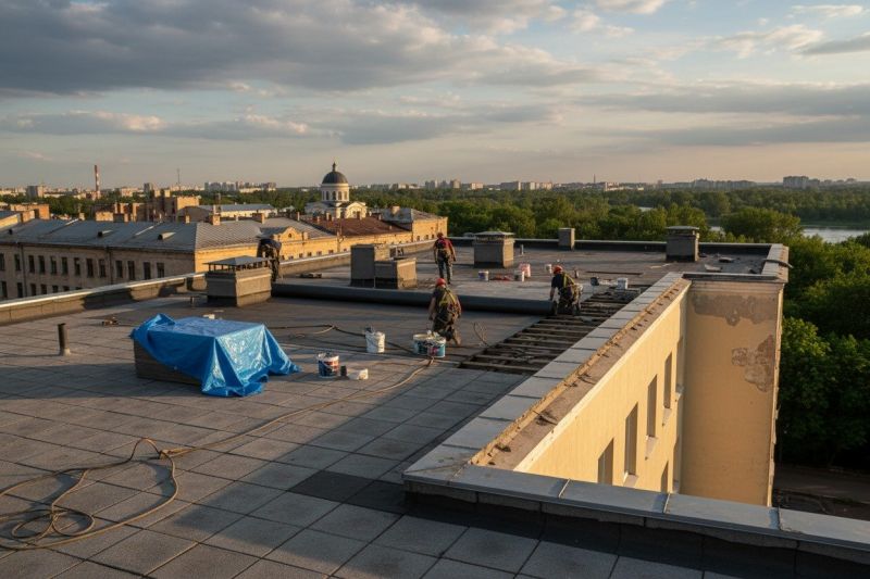 Flat Roof Replacement in Broadview Heights, OH