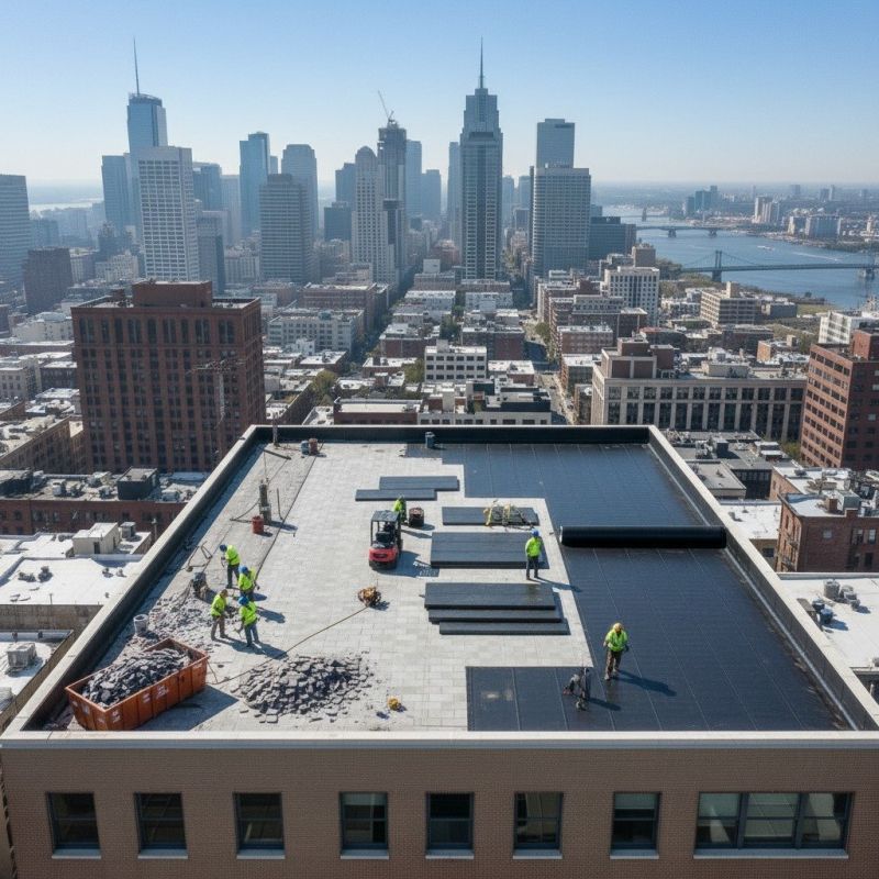 Flat Roof Replacement in Hudson, OH