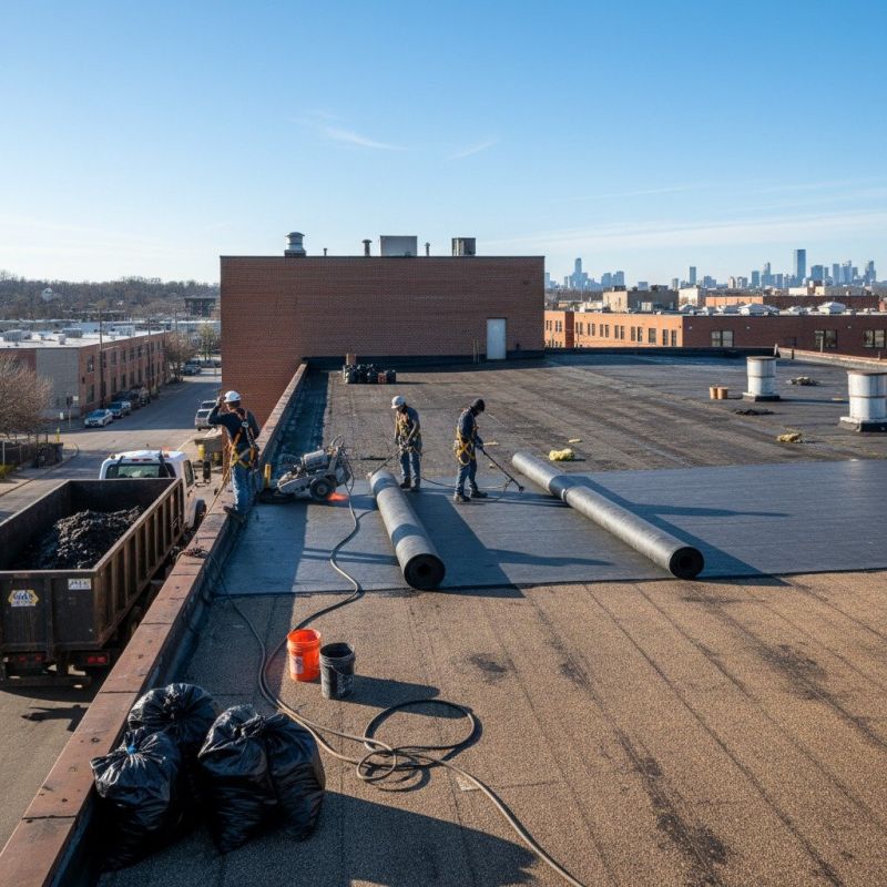 Flat Roof Replacement in Twinsburg, OH