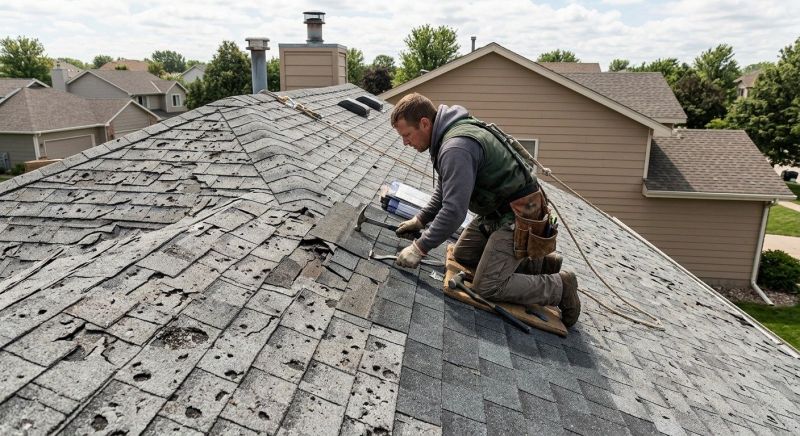 Hail Damage Roof Repair in Broadview Heights, OH