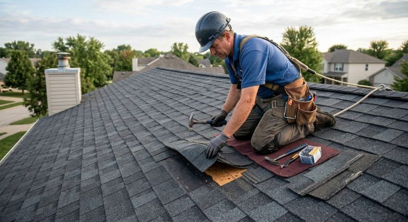 Hip Roof Shingle Replacement in Summit County, OH