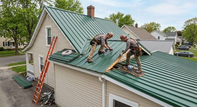 Metal Roof Repair in Rootstown, OH