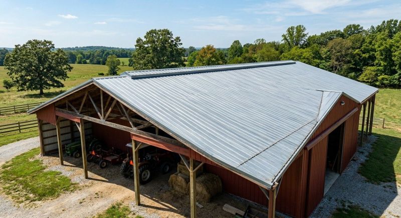 Pole Barn Roof Repair in Wayne County, OH