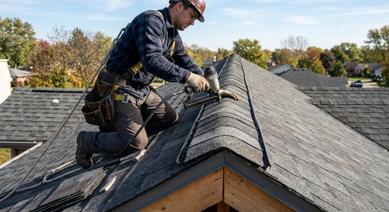 Ridge Cap Replacement in Summit County, OH