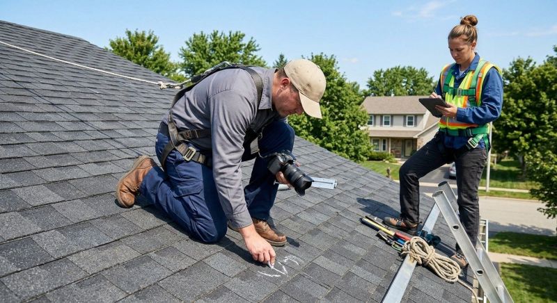 Roof Damage Inspection in North Canton, OH