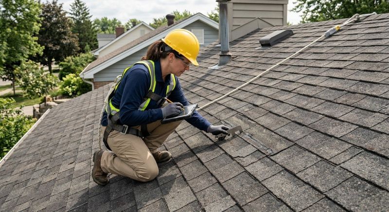 Roof Damage Inspection in Northfield, OH