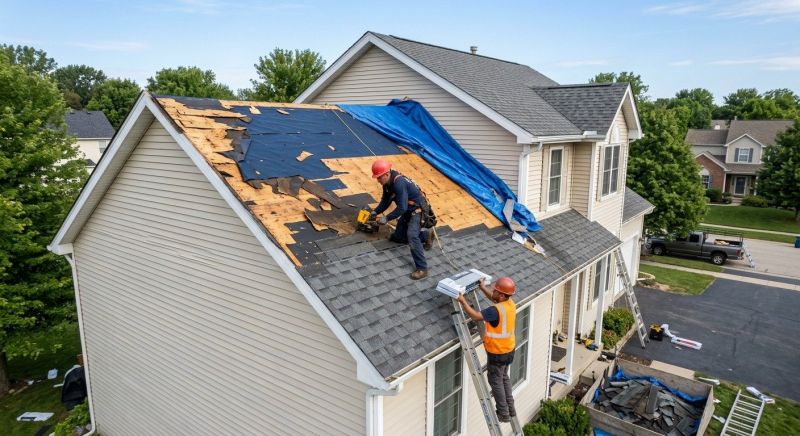 Roof Damage Restoration in Massillon, OH