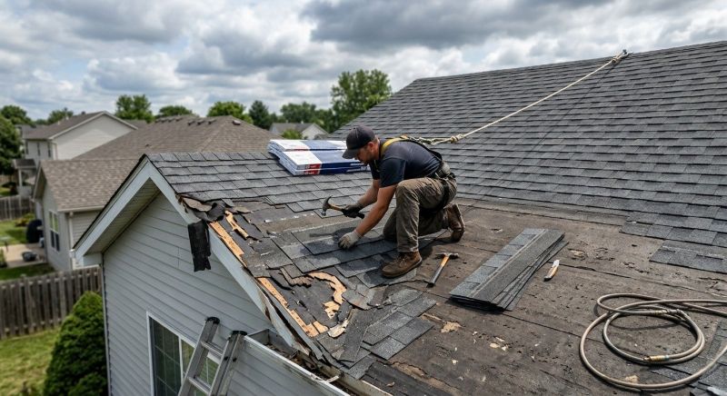Roof Damage Restoration in Rittman, OH