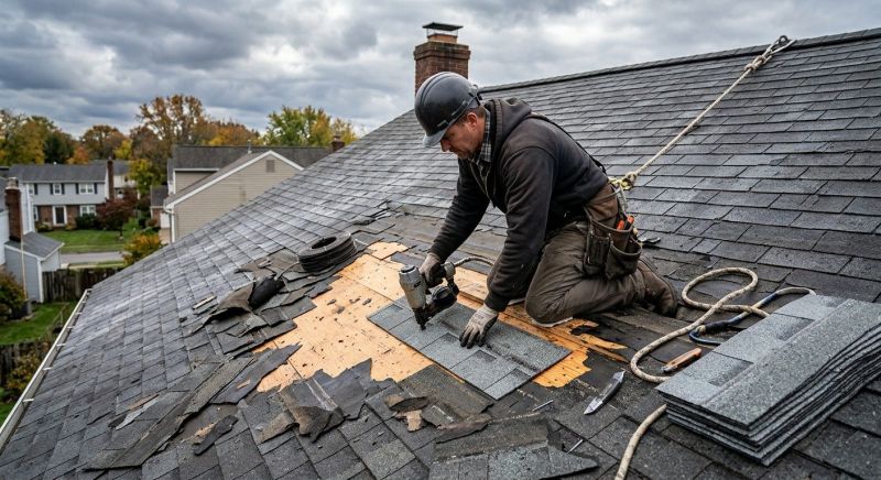 Roof Damage Restoration in Stark County, OH
