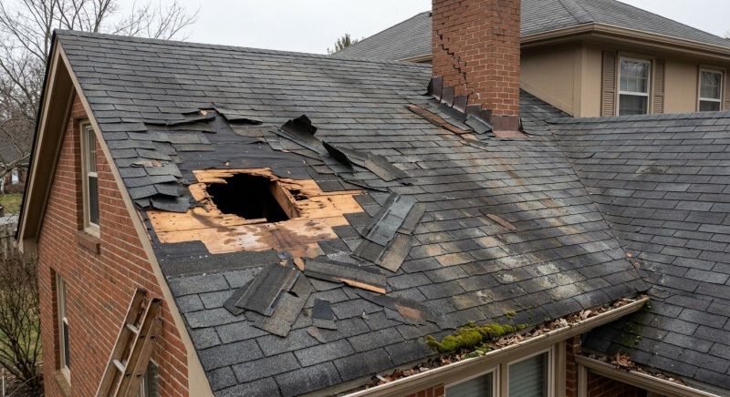 Roof Damage Restoration in Streetsboro, OH