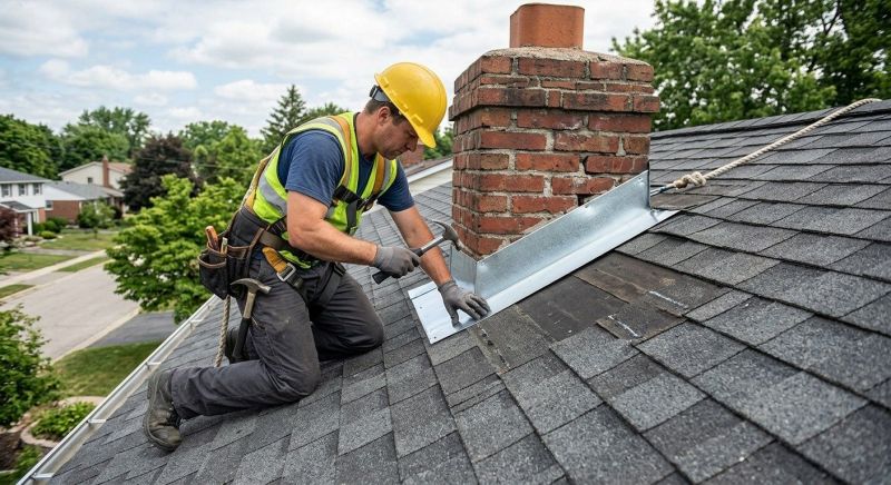 Roof Flashing Installation in Canton, OH