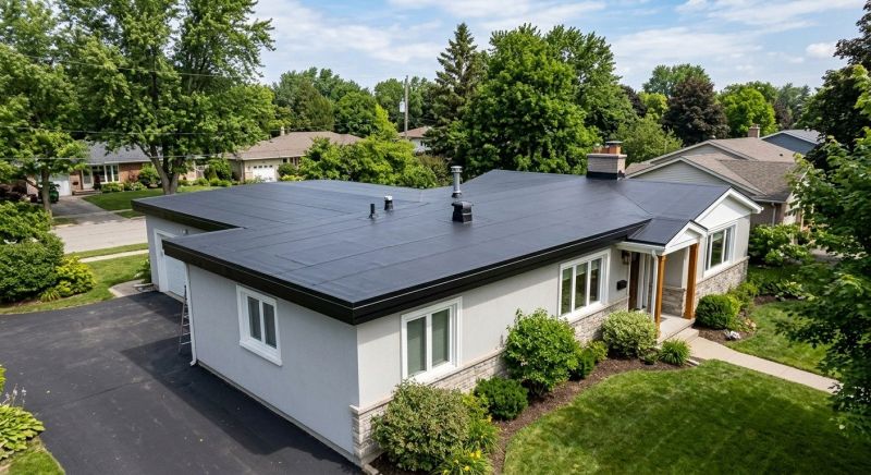 Rubber Roof Installation in Summit County, OH