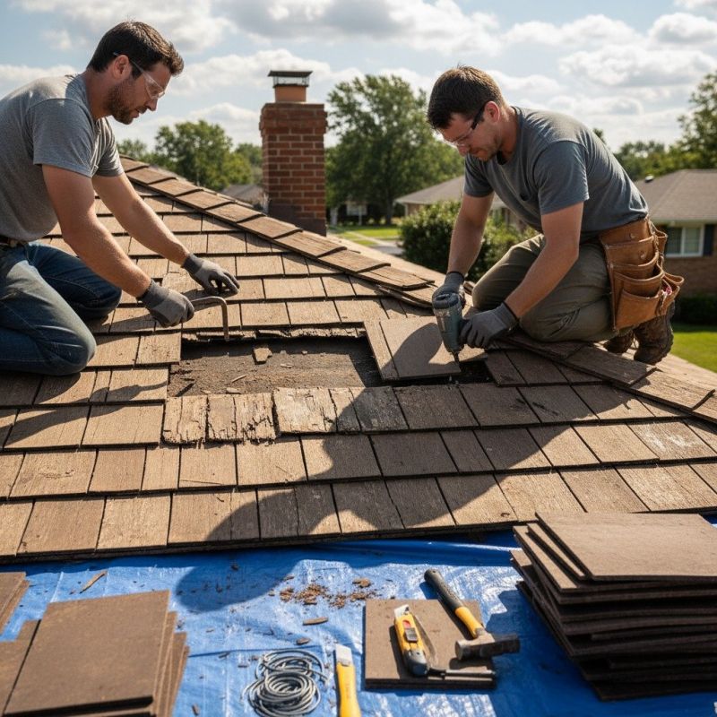 Shake Shingle Repair in Brunswick, OH