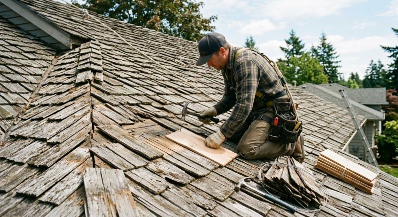 Shake Shingle Repair in Brunswick, OH