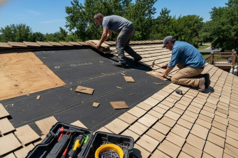 Shake Shingle Repair in Hinckley, OH